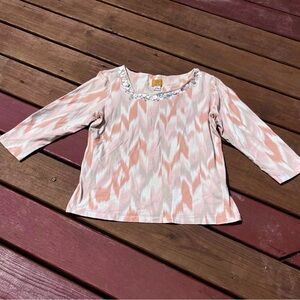 Ruby Rd. Peach Colored Medium Woman’s Pullover Top